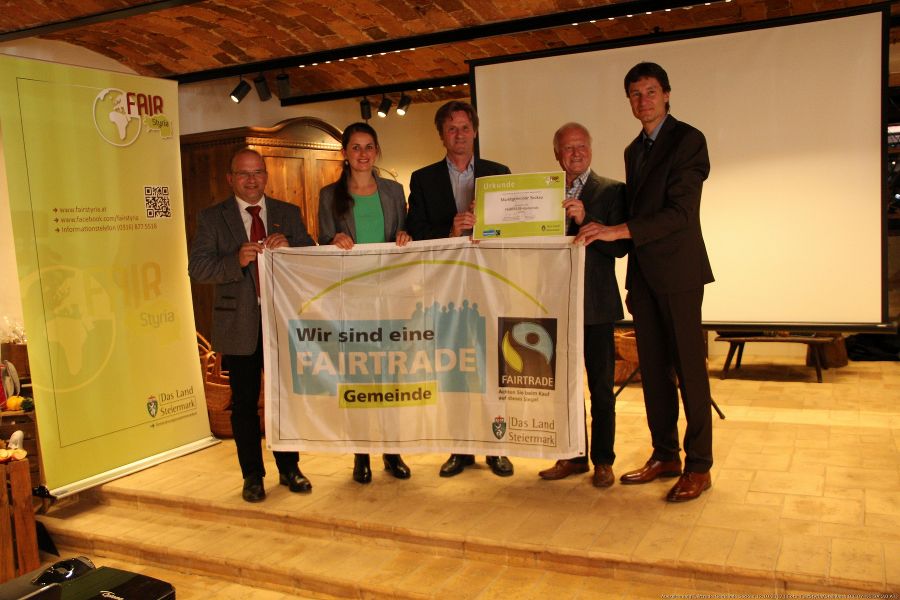 Auszeichnung der Fairtrade-Gemeinde Seckau