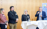 LR Anton Lang (r.) diskutierte bei "Gemeinsam Energiezukunft gestalten" in Stainach-Pürgg.